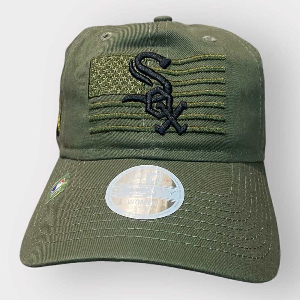 New Era 920 “Our Nations Finest” 2023 Chicago White Sox Adjustable Hat Cap (b)